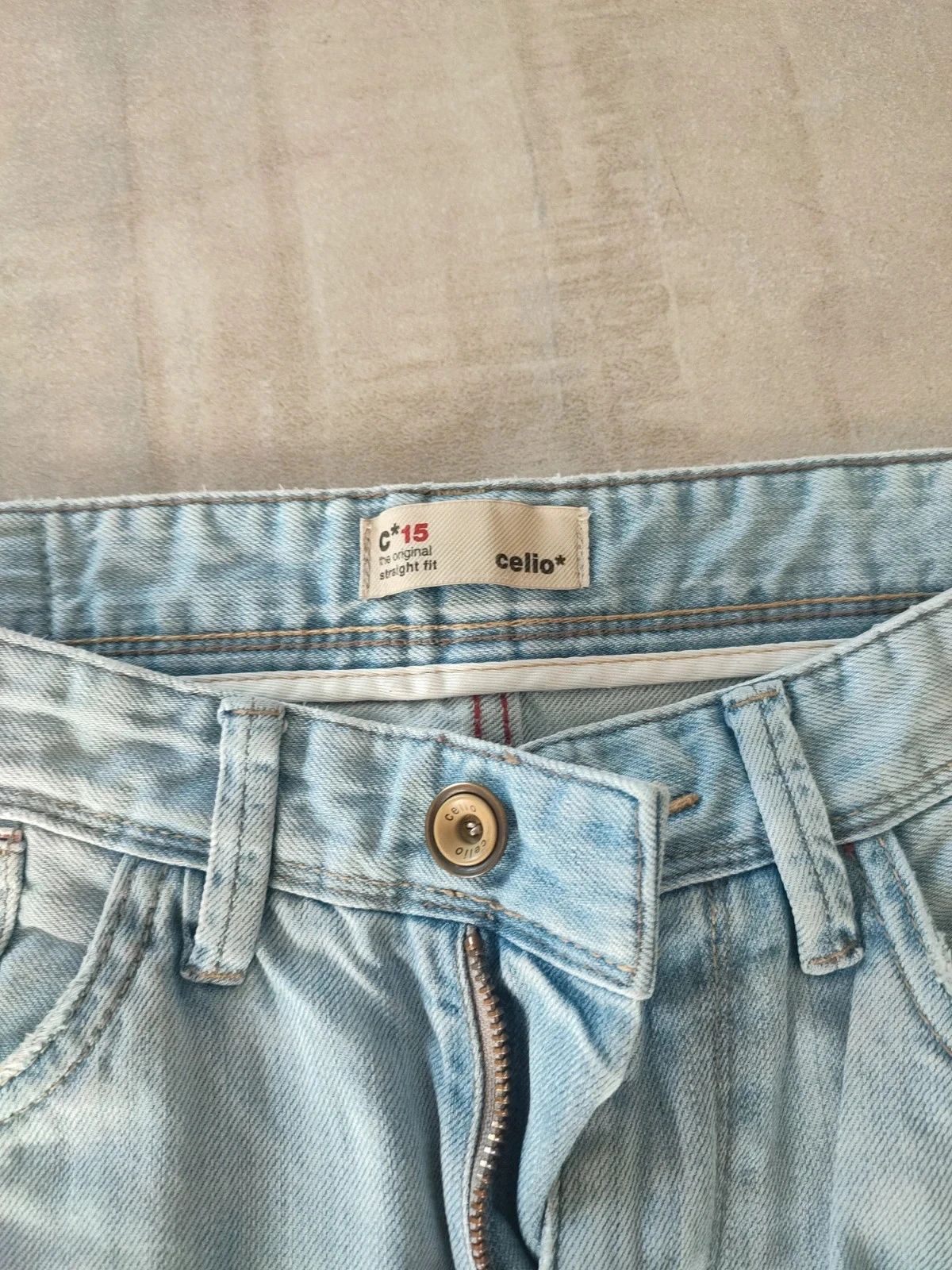 Jeans masculinos Celio ajuste reto tamanho 40 – photo 3